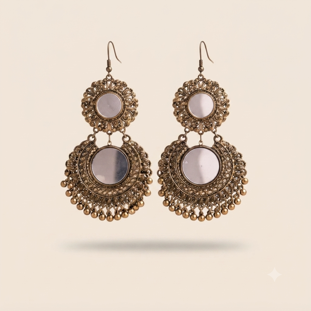 Antique Halo Earrings