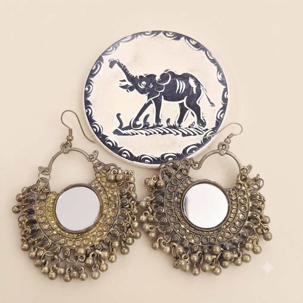 Antique Reflection Earrings