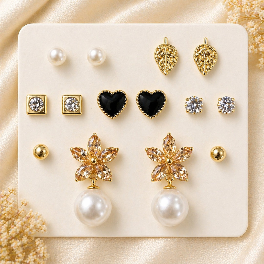 Bloom Pearl Stud Set