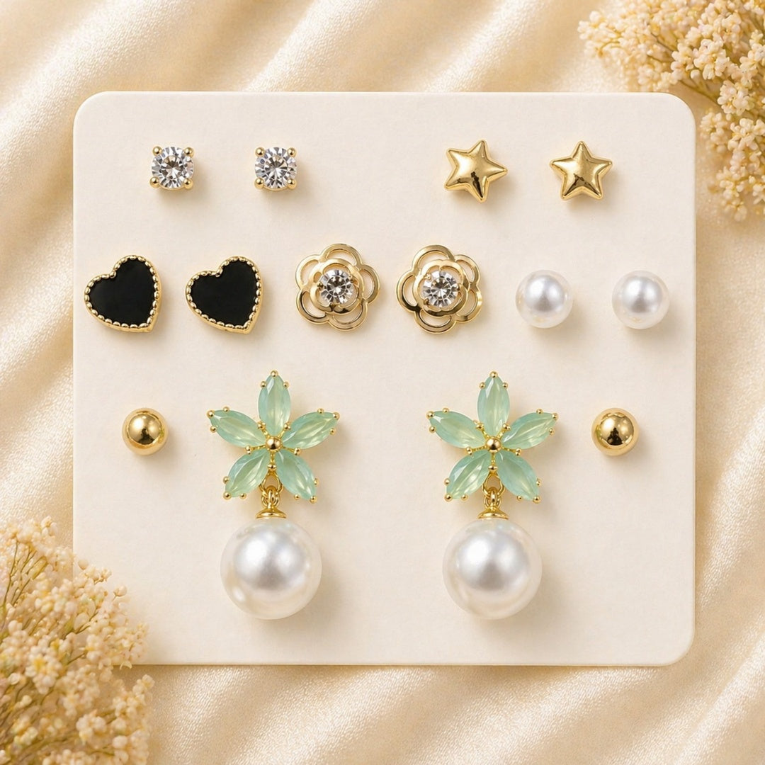Bloom Pearl Stud Set