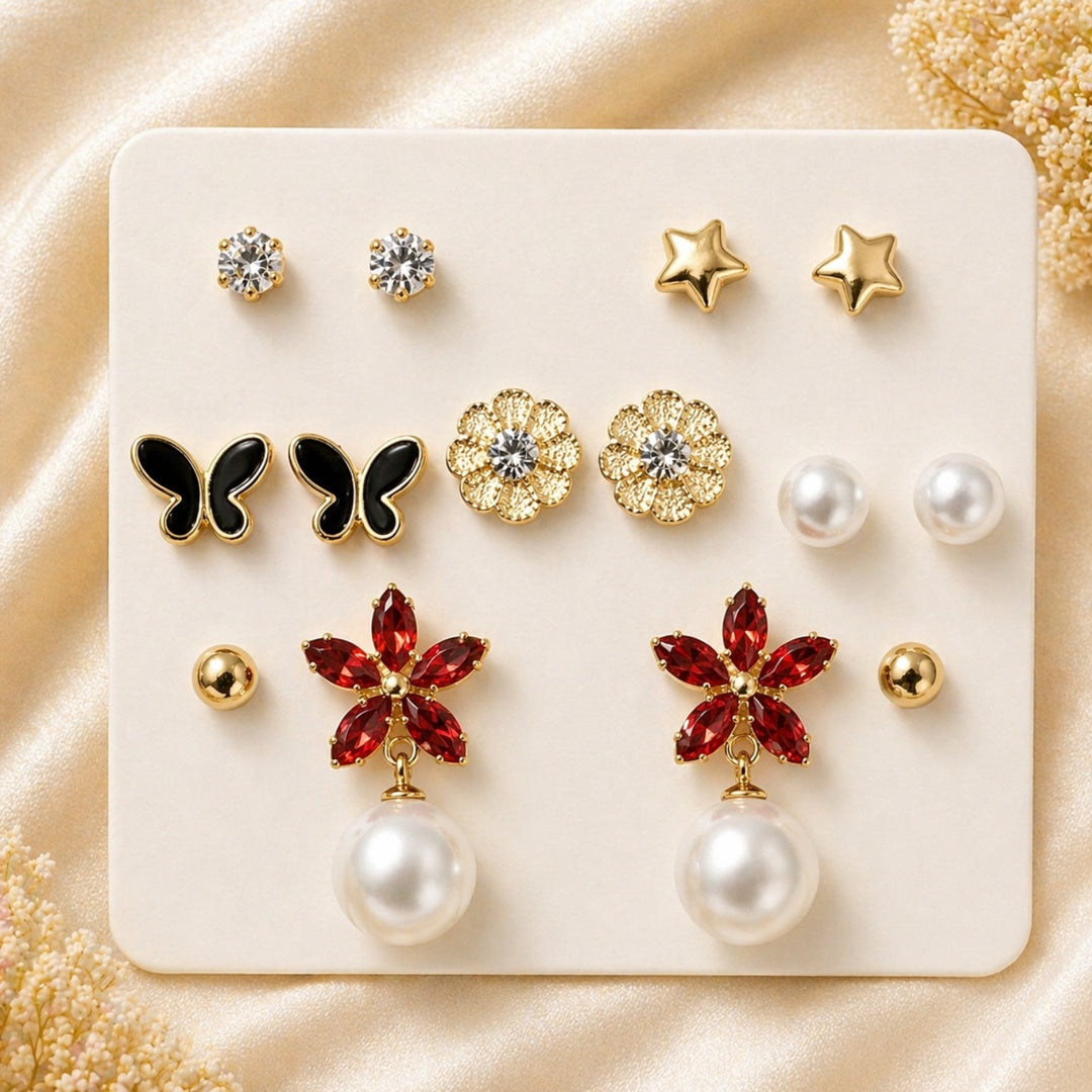 Bloom Pearl Stud Set
