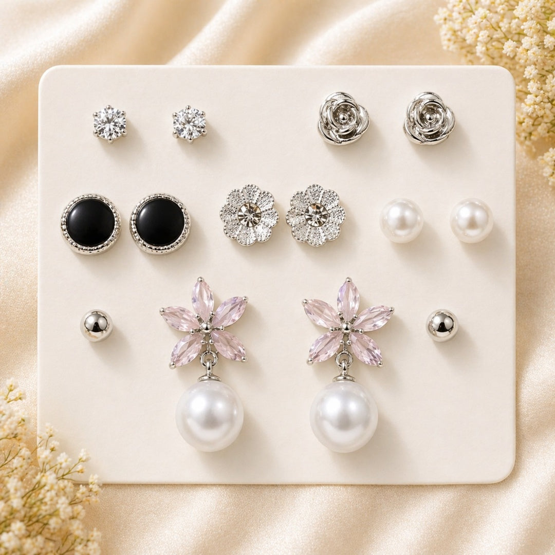 Bloom Pearl Stud Set