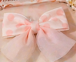 Blossom Dreamy Bow Clip