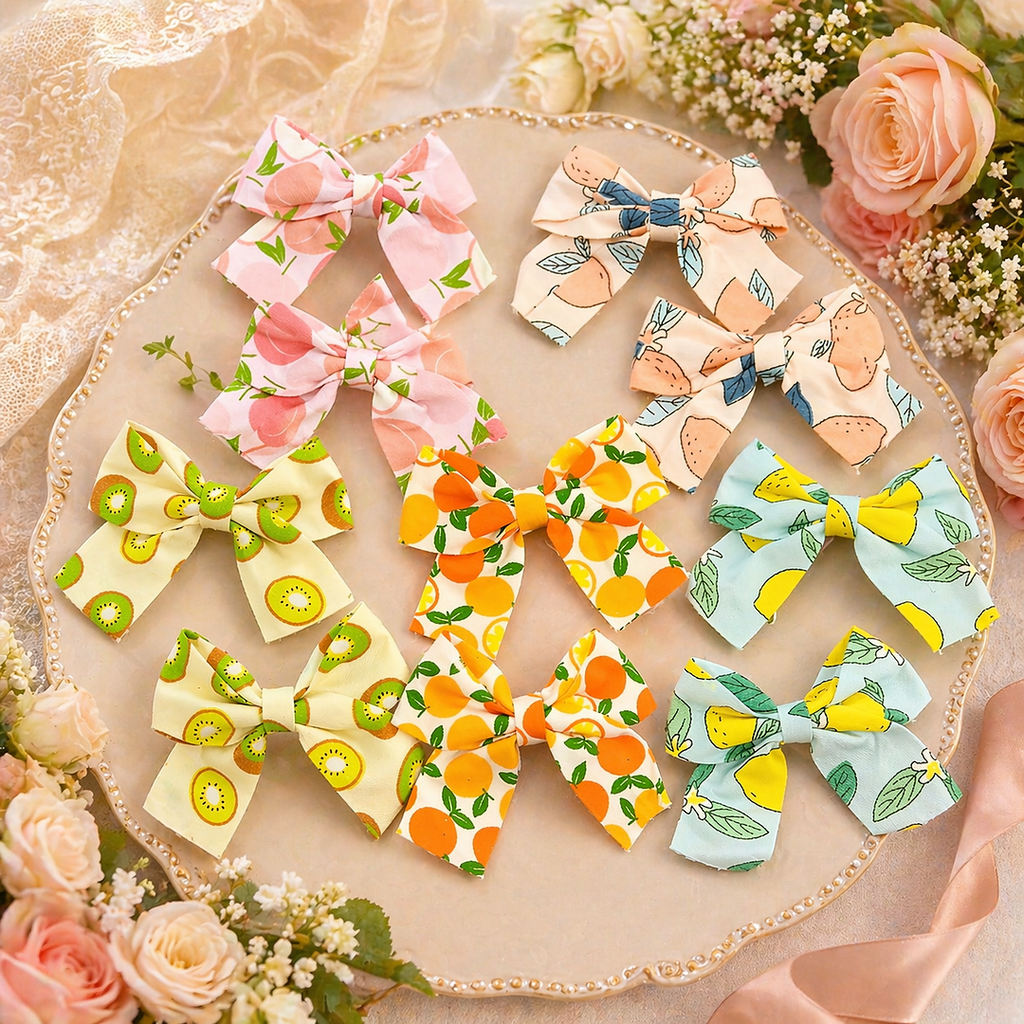 Blossom Fruity Bow Clip