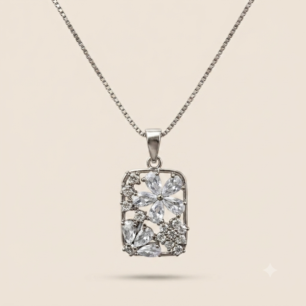 Frozen Petal Pendant
