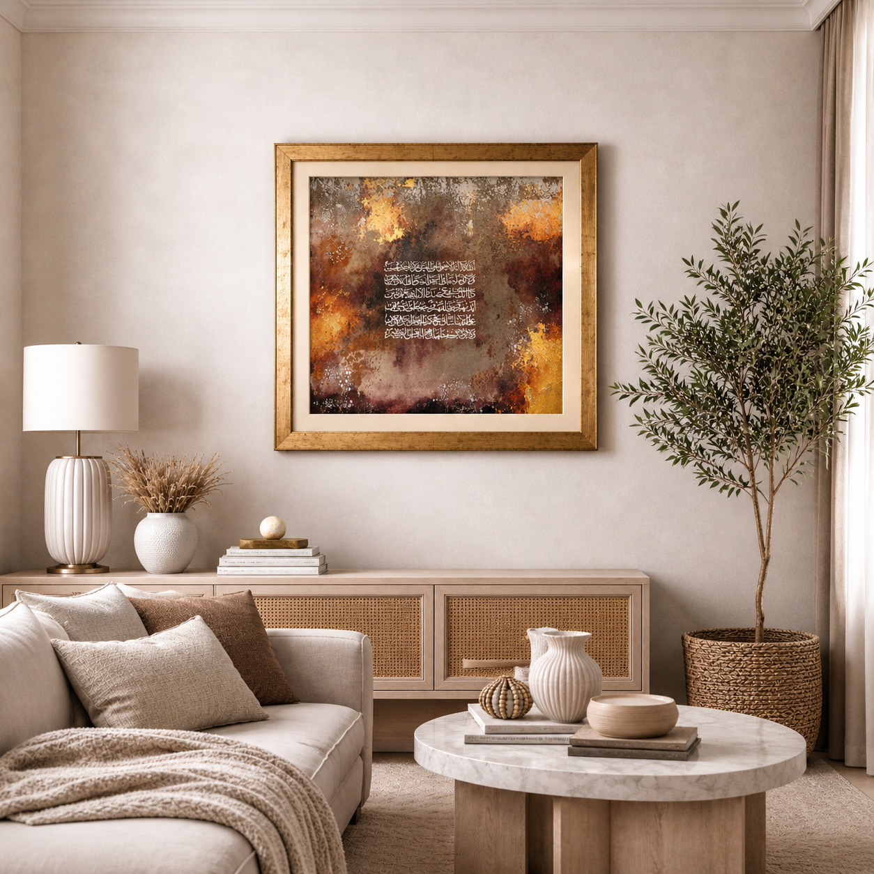 Golden Harmonic Islamic Fade