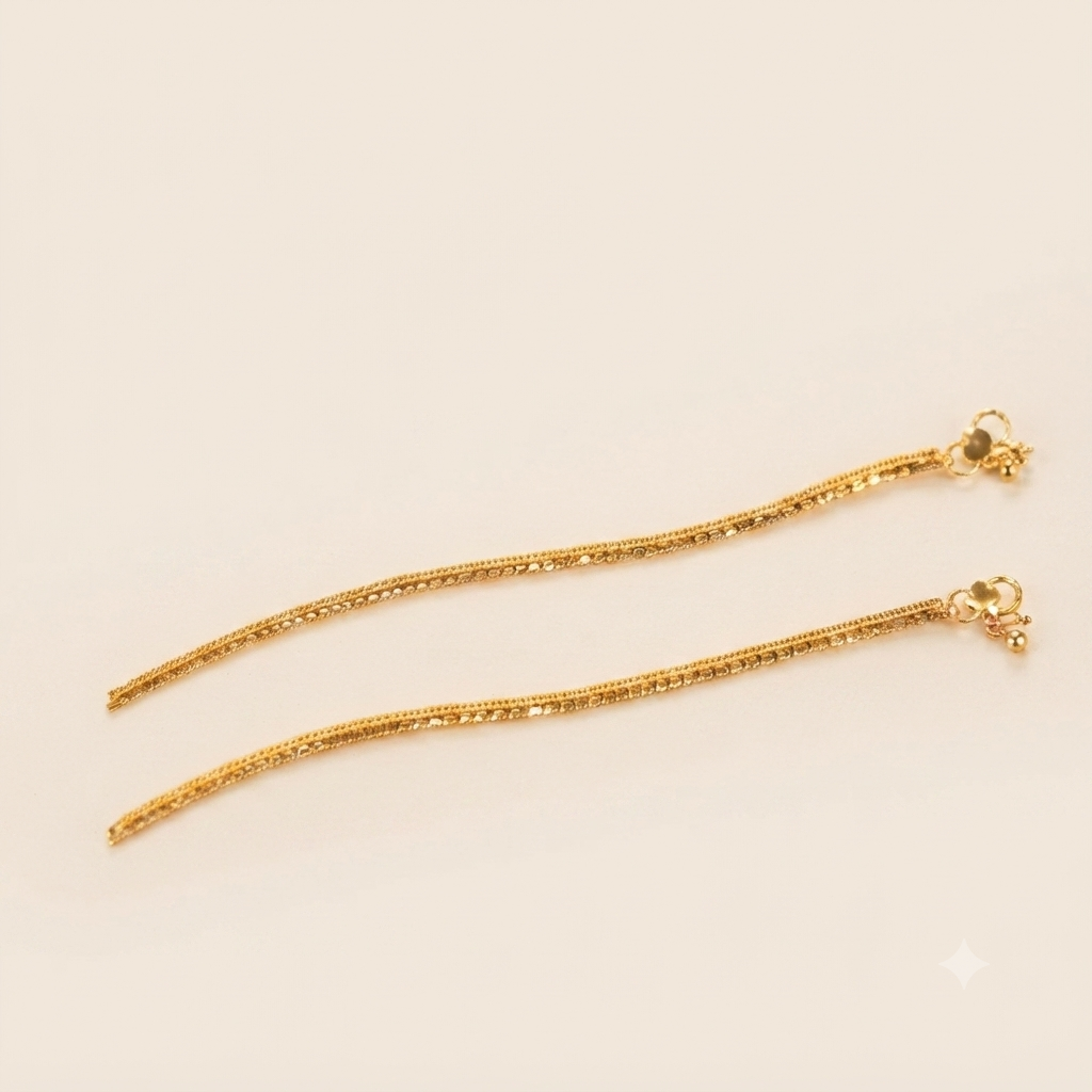 Golden whisper Anklet