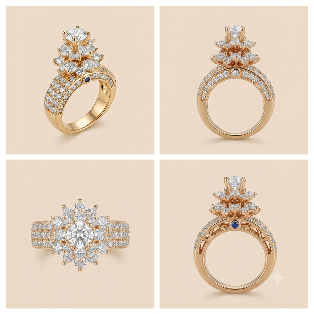 Luxe Blossom Ring