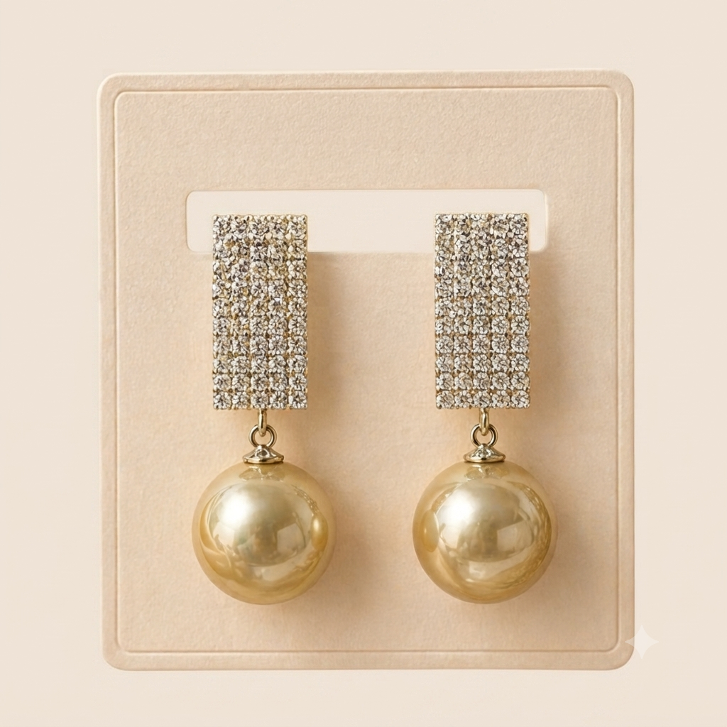 Luxe Pearl Drop Earrings