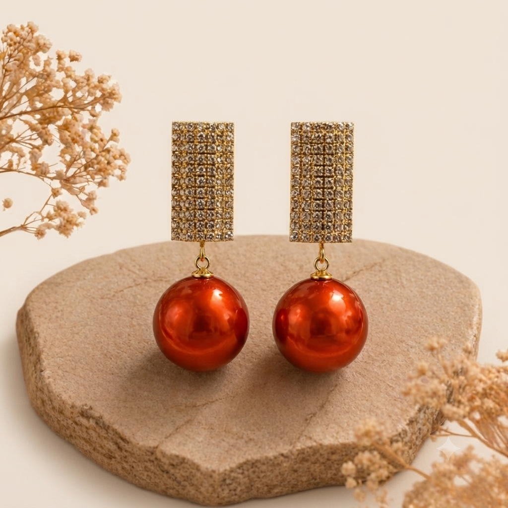 Luxe Pearl Drop Earrings