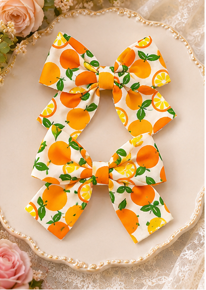 Blossom Fruity Bow Clip