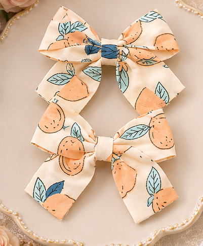 Blossom Fruity Bow Clip
