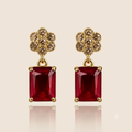 Royal Crystal Drop Earrings