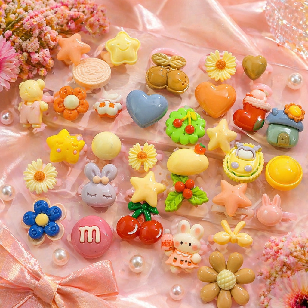 Tiny Princess Ring Set (8 Pieces Set)