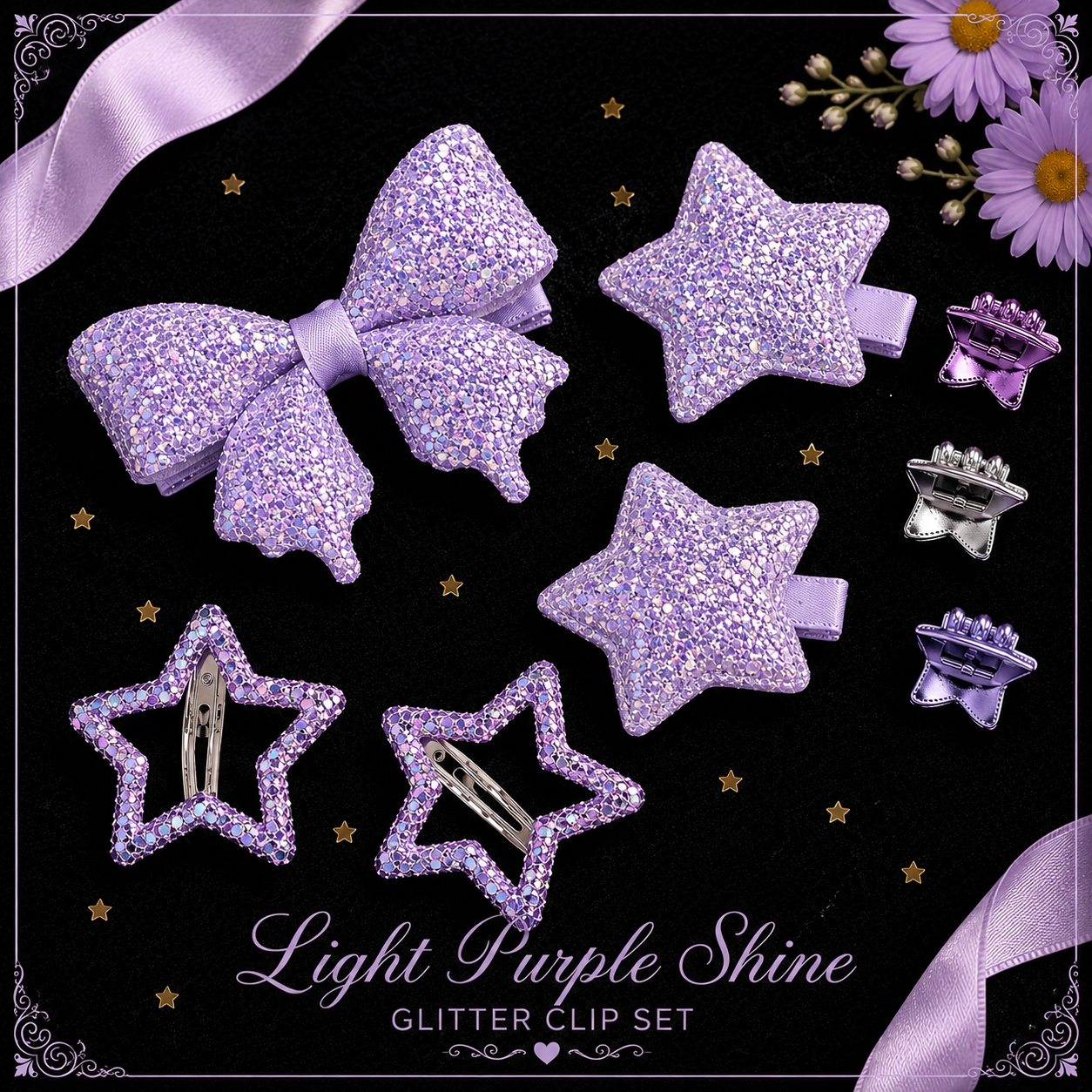 Twinkle Star Clip set