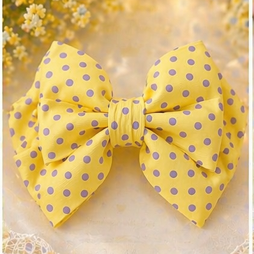Blossom Polka Bow Hair Ties